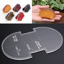 This page contains free leather design patterns and artwork that we offer for free download to help you in your floral tooling designs. 1pc Diy Acrylic Template Leather Craft Coin Purse Type Small Bag Pattern Stencil Durable Tool For Leather Handcrafts Lovers Best Deal A000 Cicig