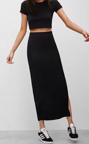 La gonna lunga è la vostra preferita? Ù…ØµÙ†Ø¹ Ø­ÙƒÙ…Ø© Ø¹Ù„Ø§Ù…Ø© ØªØ¬Ø§Ø±ÙŠØ© Outfit Gonna Nera Stretta Gator Fence Com