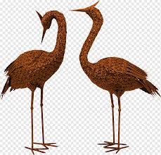French garden bird statue of a walking crane, stands. Garden Ornament Lawn Ornaments Garden Sculptures Statue Crane Bird Fauna Wildlife Bird Png Pngwing