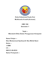 Permohonan kolej vokasional (kv) bagi ambilan januari 2020 telah pun dibuka. Kolej Vokasional Kuala Krai Multimedia Kreatif Animasi