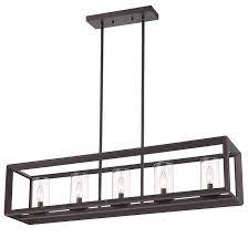 Check spelling or type a new query. Emliviar 5 Light Kitchen Island Rectangle Pendant With Wrought Iron Accents Wayfair