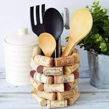 I love the idea of displaying it in the kitchen and giving it new life. Wine Cork Craft Ideas Diy Kitchen Craft Gawker Bloglovin
