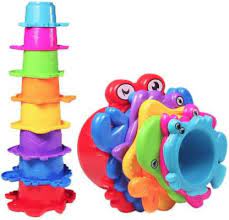 Babies love to test textures with their mouths. Sanjary Good Quality Baby Bath Toys Stacking Cups For Sand Beach And Water For Toddlers And Kids 8 Cup Set To Play In Pool And Tub For Boys And Girls