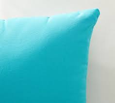 Throw pillows are the perfect accessory. Sunbrella Solid Indoor Outdoor Pillows Pottery Barn