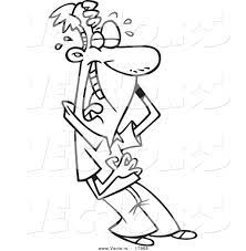 Find & download free graphic resources for person laughing. Vector Of A Cartoon Man Laughing And Holding His Belly Outlined Coloring Page By Toonaday 17969