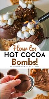 How To Make Hot Chocolate Bombs Recipe Chocolate Bomb Smores Hot Chocolate Diy Hot Chocolate