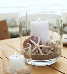 Pillar Candle Holder Ideas With A Beach And Coastal Theme Shop Diy In 2020 Hurricane Candles Candle Decor Glass Hurricane Candle Holder