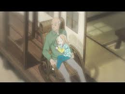 Usagi Drop Rin And Grandpa Souichi Kawachi Bunny Drop Usagi Anime