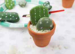 Rock Cactus Garden Easy And Fun Diy Project Clumsy Crafter