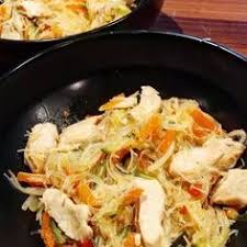 Wok Aux Legumes Soja Et Poulet Recette Wok Poulet Vermicelle De Riz Cuisine Au Wok