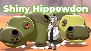Shiny Hippowdon Male and Female | Pokémon Sword and Shield The Crown Tundra  + Smogon moveset - YouTube