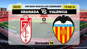 Head to head statistics and prediction, goals, past matches, actual form for la liga. La Liga Santander Granada Valencia Horario Y Donde Ver Hoy Por Tv El Partido De La Jornada 16 De Primera Marca