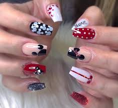 Disneylandnails Disneyworld Disneyland Sacnails Sacramentonails Nailsofinstagram Nails Nai Mickey Nails Disneyland Nails Disney Inspired Nails