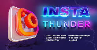 Instagram, the most trendy app on android and ios allows you to share photos and. Insta Thunder Latest Version Apk Download V4 0 Insta