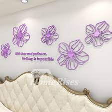 Featured items newest items bestselling alphabetical: Flower Wall Decals Purple Yellow White Blue Pink Acrylic 3d Wall Sticker