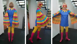 Unbeauftragte Werbung Diy Papageien Kostum Papagei Kostum Papagei Kostum Damen Vogel Kostum