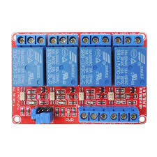 4 Channel 12V Relay Module with Optocoupler High Low Level Triger for  Arduino : Amazon.co.uk: Automotive