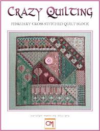 Correct hooping, choosing the right type of stabilizer, needle and threads become elements of the exact embroidery process. Crazy Quilting February Crossstitch Block From Cm Designs Cross Stitch Charts Cross Stitch Charts Casa Cenina