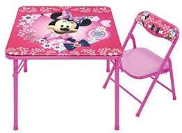 1 x toddler table 2 x toddler chairs 1 x set of instructions. Minnie Mouse Table Blossoms Bows Jr Activity Set With 1 Chair Amazon Ae Home