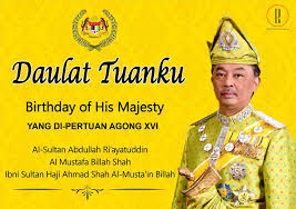 Documents similar to bidang kuasa yang dipertuan agong. Ramana Property Daulat Tuanku Ramanateam S Salutations Heartiest Wishes To His Majesty Yang Di Pertuan Agong Xvi In A Good Health And Longevity On His Official Birthday Facebook