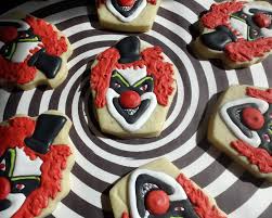 Clown Cookie Creepy Halloween Food Scary Halloween Food Creepy Clown