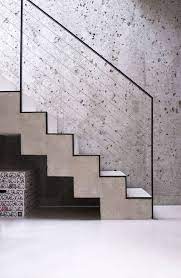 Stair Details Minimalist Concrete Stair And Thin Railing Concrete Stairs Staircase Decor Concrete Staircase