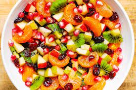 Fruits are beautiful and refreshing but when they are carved or just arranged in a different way, they look beautiful. Winter Fruit Salad With Maple Lime Dressing Julia S Album