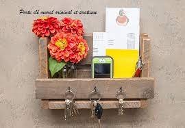 Porte Cle Mural Avec Rangement Porte Courrier Fait Maison Porte Cle Mural Porte Cle Organisateur De Courrier