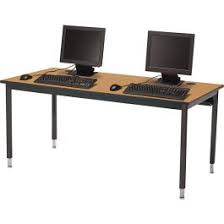 This computer desk is perfect furniture for your home or office and will provide you with an unmatched convenience. Single Group Computer Workstation Desks