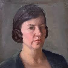 Portrait of Clarice Beckett ? Oil