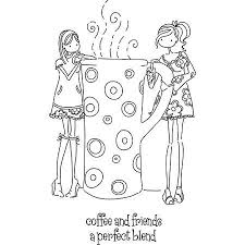 Stamping Bella Uptown Girls Clarissa Camille Cling Rubber Stamp 6 5 X 4 5 Walmart Com Digital Stamps Digi Stamps Stamp