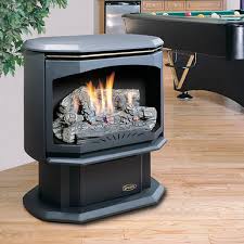 The gas controls for this stove are hidden below the stove behind the fold down door. Kingsman Fvf350 Ventless Stove Woodland Direct