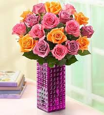 Sorbet Roses 1 800 Flowers Com 100550 Fresh Flowers Online Flower Arrangements Flower Delivery