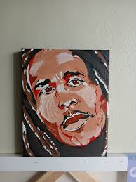 Getting close to completion. Bob Marley made using preloved vinyl records  of various colours that would of otherwise ended up in landfill or festered  in garages and lofts