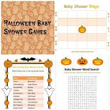 Free Printable Baby Shower Games My Practical Baby Shower Guide Halloween Baby Shower Baby Shower Pumpkin Halloween Baby Shower Theme