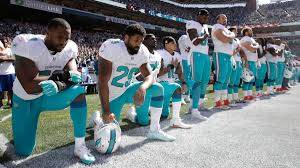 President donald trump's criticism of players who kneel during the national anthem sparked angry protests around the national football league sunday, as about 200 players sat, knelt or raised their. Nfl National Anthem Protest List Of Players Kneeling Sports Illustrated