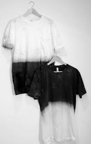 Black And White Tie Dye T Shirt Blackisarrogant Dip Dye T Shirts Dye T Shirt T Shirt Diy