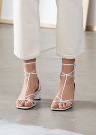 Black And White Sandals With Heel Pdp White Sandals Heels Sandals Heels Square Toe Heels