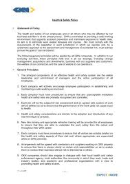 If you are a business owner, it is vitally important that you learn how to identify health and safety hazards in your workplace. Health Amp Safety Policy Gt Statement Of Policy The Health And Gkn