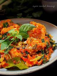 Cara Membuat Ayam Sambal Kemangi Memasak Kemangi Makanan Buatan Sendiri