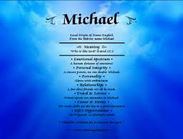 Michael My Husband S Name Meaning And Origin Michaelsusanno Babyboynames Baby Boy Names Hebrew Names With Meaning Baby Names And Meanings Michael Name