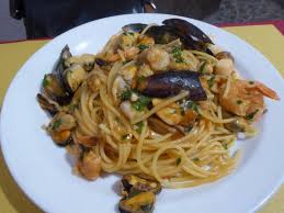 Spaghettis aux fruits de mer maison. Espadon Aux Tomates Capres Et Olives Noires Picture Of Kaleido Sicily Tripadvisor