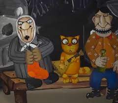 vasya lozhkin syurrealisticheskie kartiny karikatura veselye kartinki