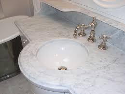 marble bathroom built in sink