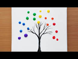 Find over 100+ of the best free simple art images. Rainbow Tree Acrylic Painting For Beginners 42 How To Paint A Simple Acrylic Painting Youtube