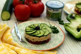 Millefeuille De Thon A La Grecque Amandine Cooking Entree Fraiche Alimentation Entree Facile Et Rapide