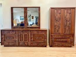 Mid century walnut bedroom set rhythm collection by lane. Lane Pueblo Brutalist Bedroom Set Midcentury Bedroom Sets For Sale Sweet Modern Akron Oh