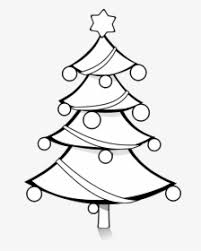 This page on clipartqueen has a lot of different silhouettes with christmas motives, like holly, reindeer, santa and his sledge. Apple Tree Black And White Cartoon Illustration Of Apple Tree For Coloring Hd Png Download Transparent Png Image Pngitem