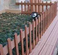 Solid Wood Plastic Fence Panel with Embossed Surface, 180mm ...