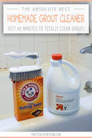 How To Clean Grout With A Homemade Grout Cleaner Grout Cleaner Homemade Grout Cleaner Diy Cleaning Products